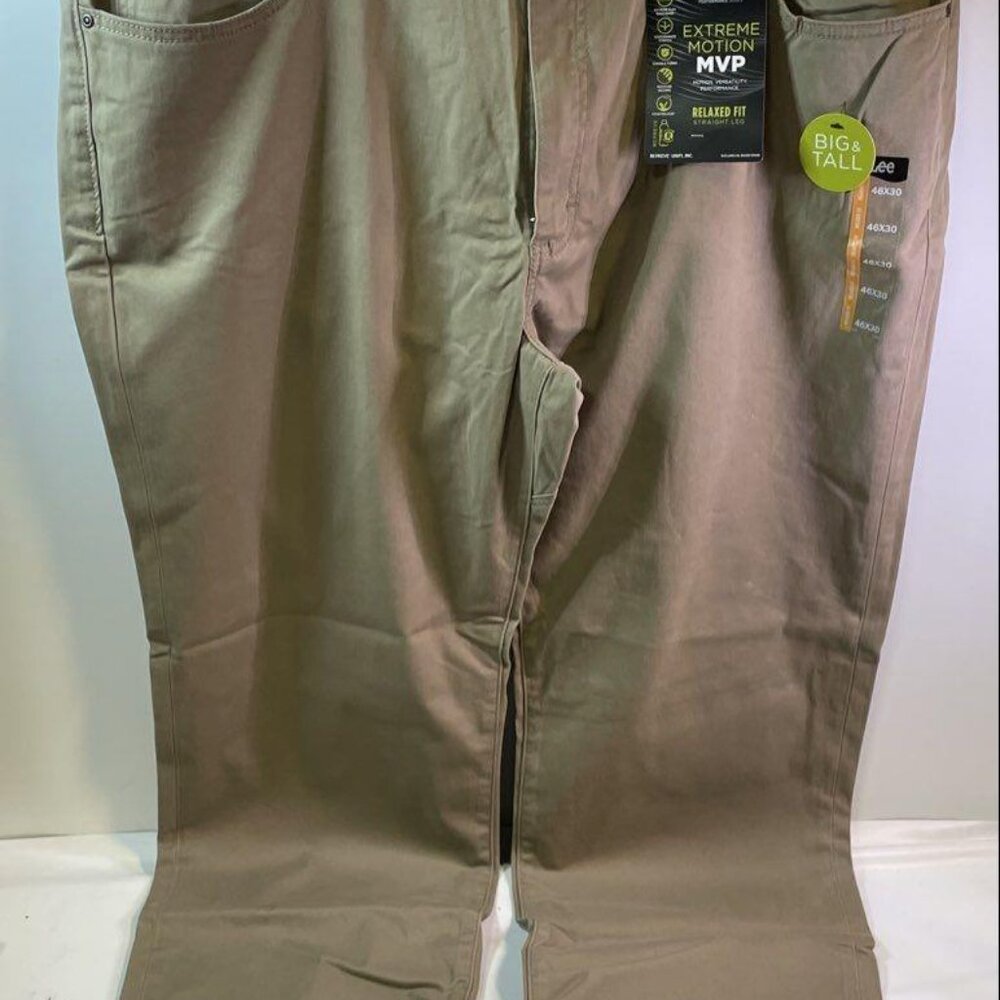 Lee Men's Performance Khaki Pants Size 46/30 NWT